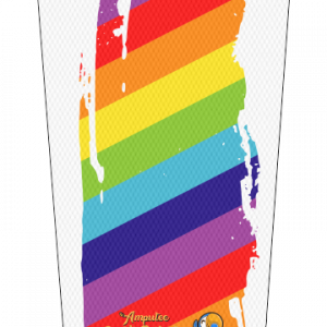 Rainbow Splatter Brush Stroke V1