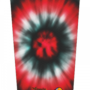 Tie Dye Red Black V1