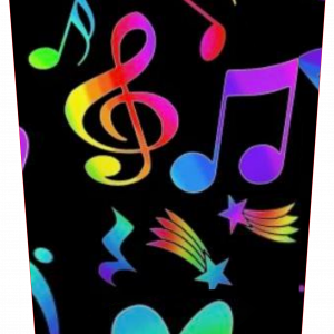 Rainbow Notes and Stars