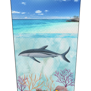 Shark by Ocean Floor White Water v1