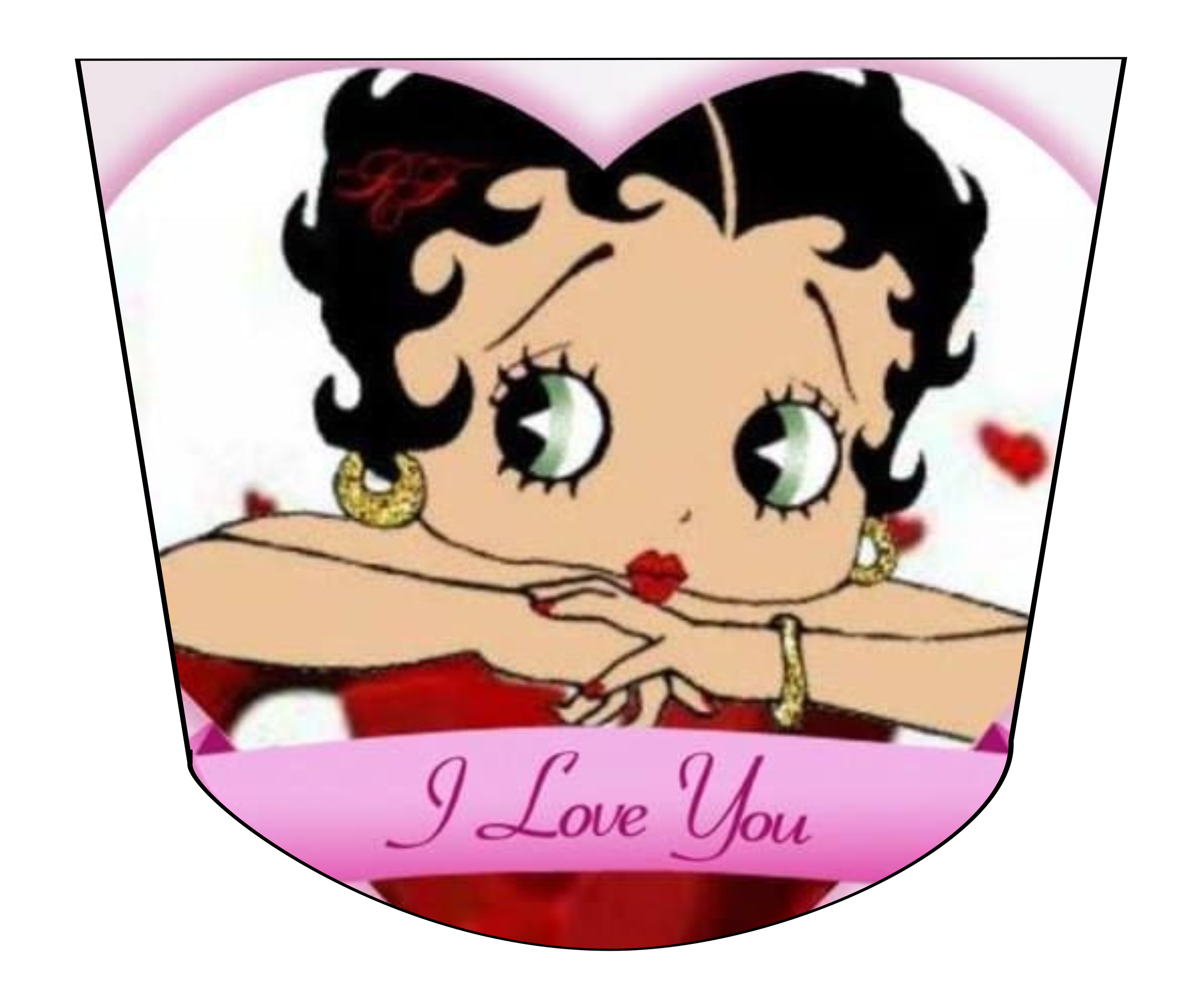 BettyBoop ILoveU Heart V1 ATKA