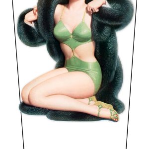 Woman FurCoat n Bikini V1