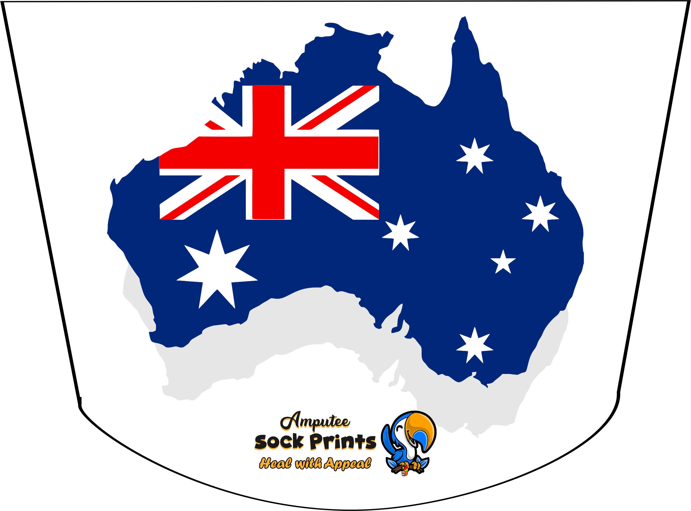 Australian Map Flag V1 ATKA