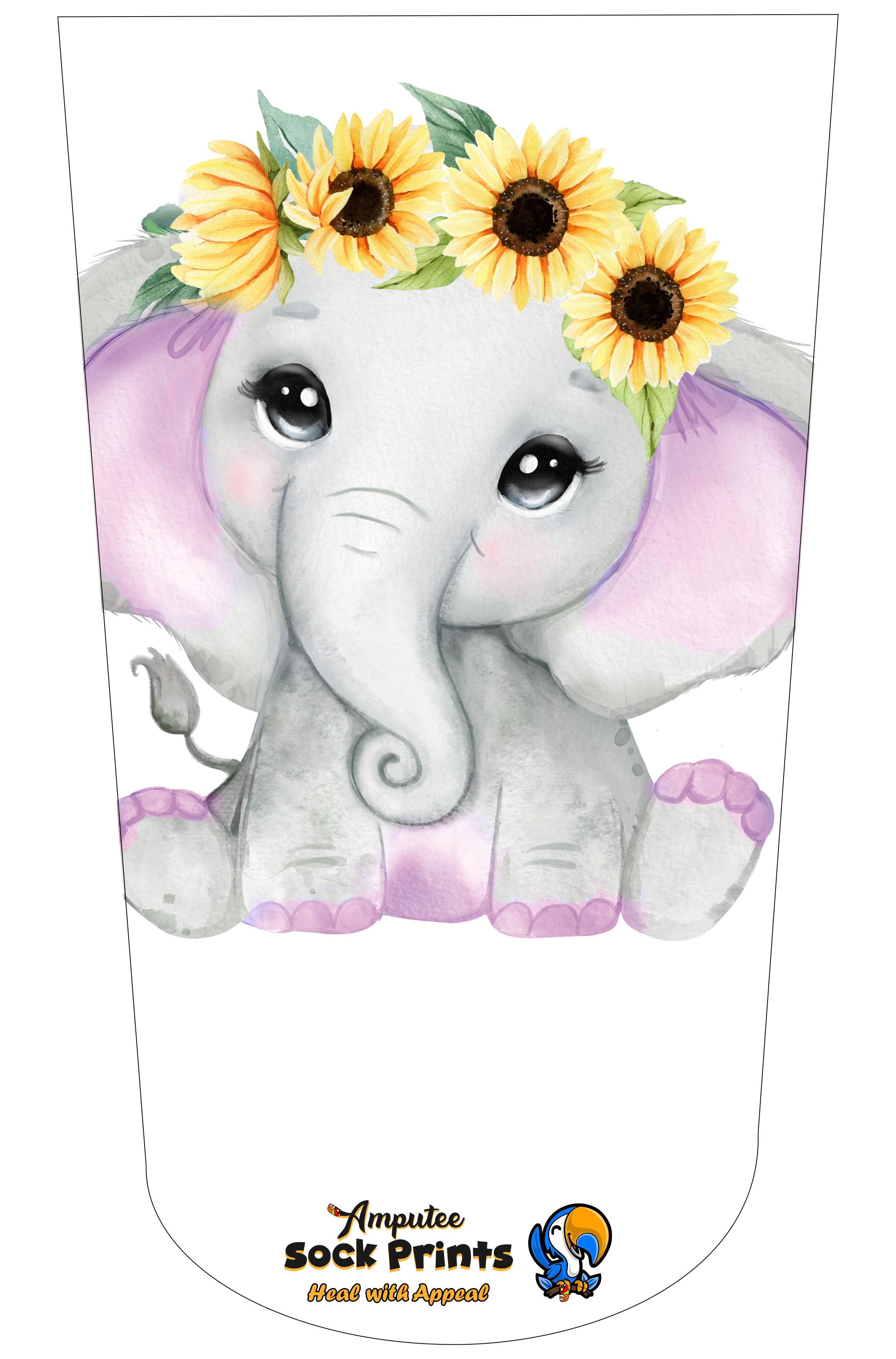 Sunflower Girl Elephant V1
