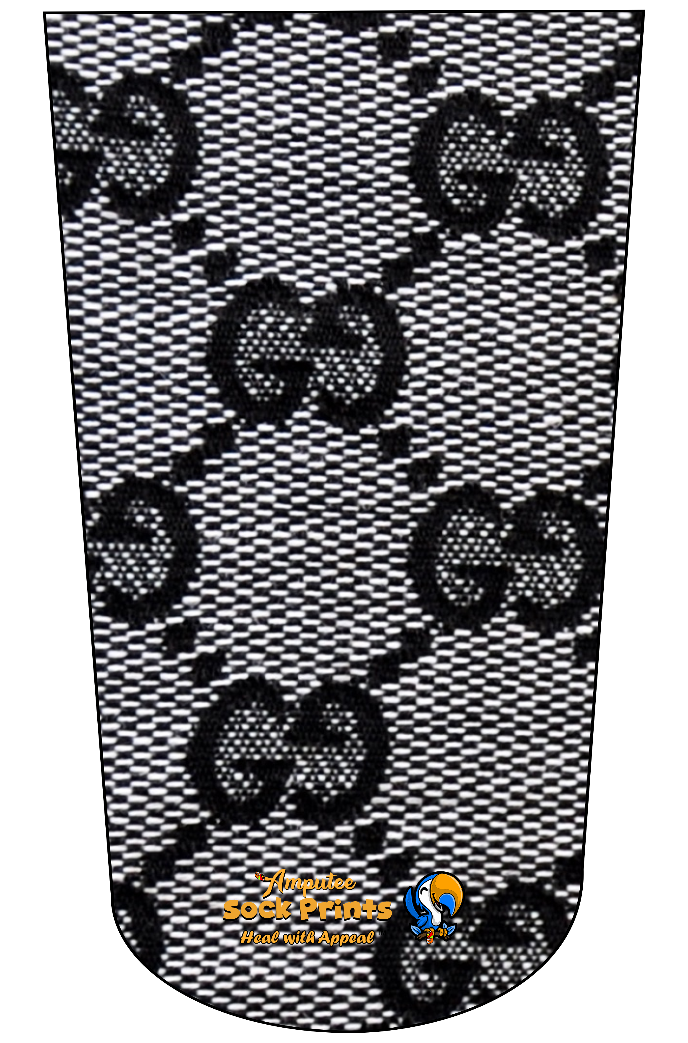 Gucci Black Grey V1 mockup