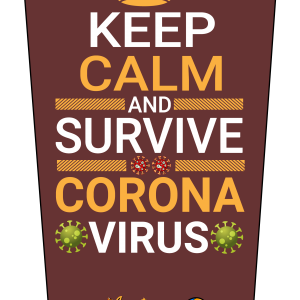 Keep calm survive Corona V1
