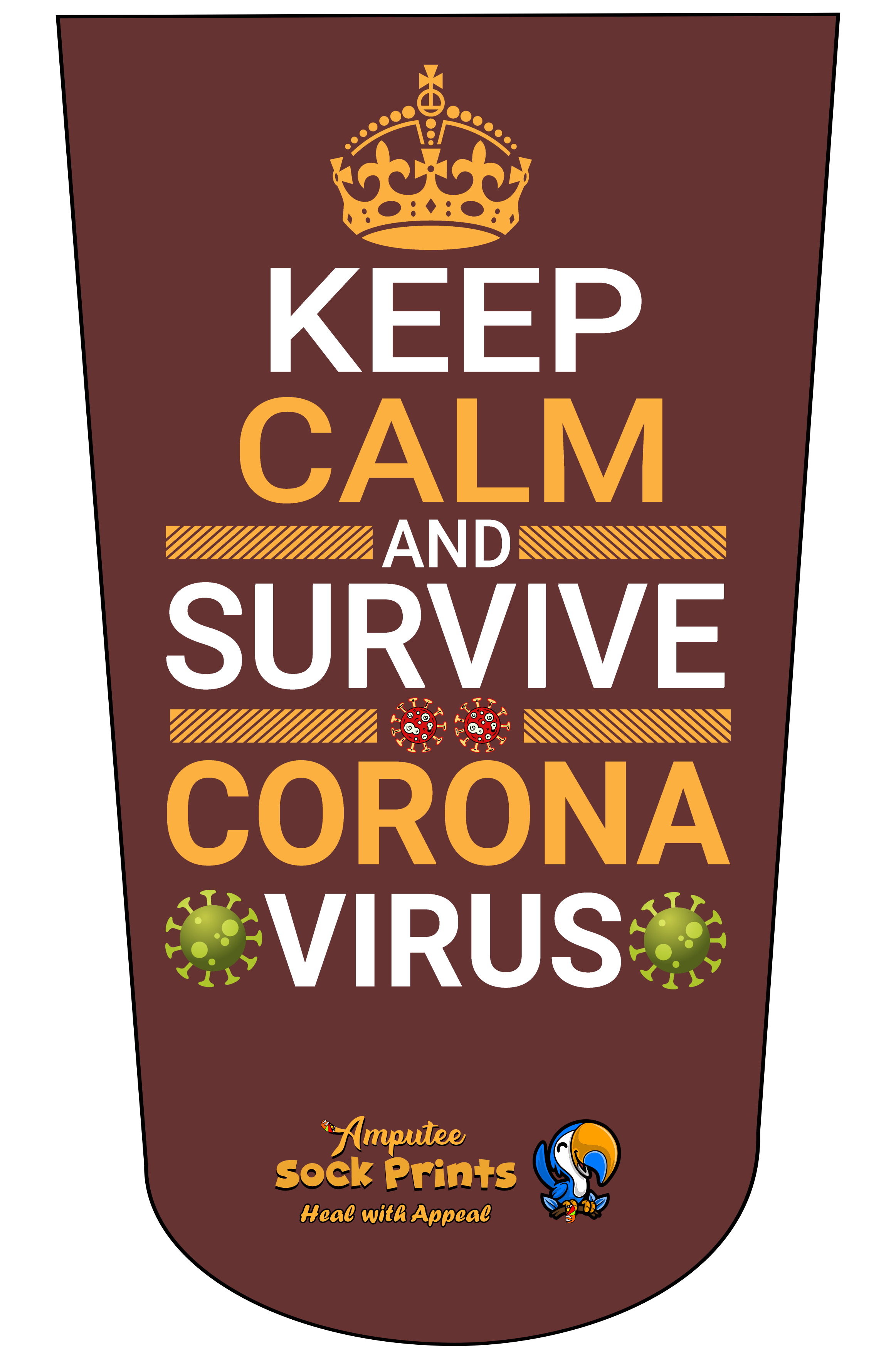 Keep calm survive Corona V1