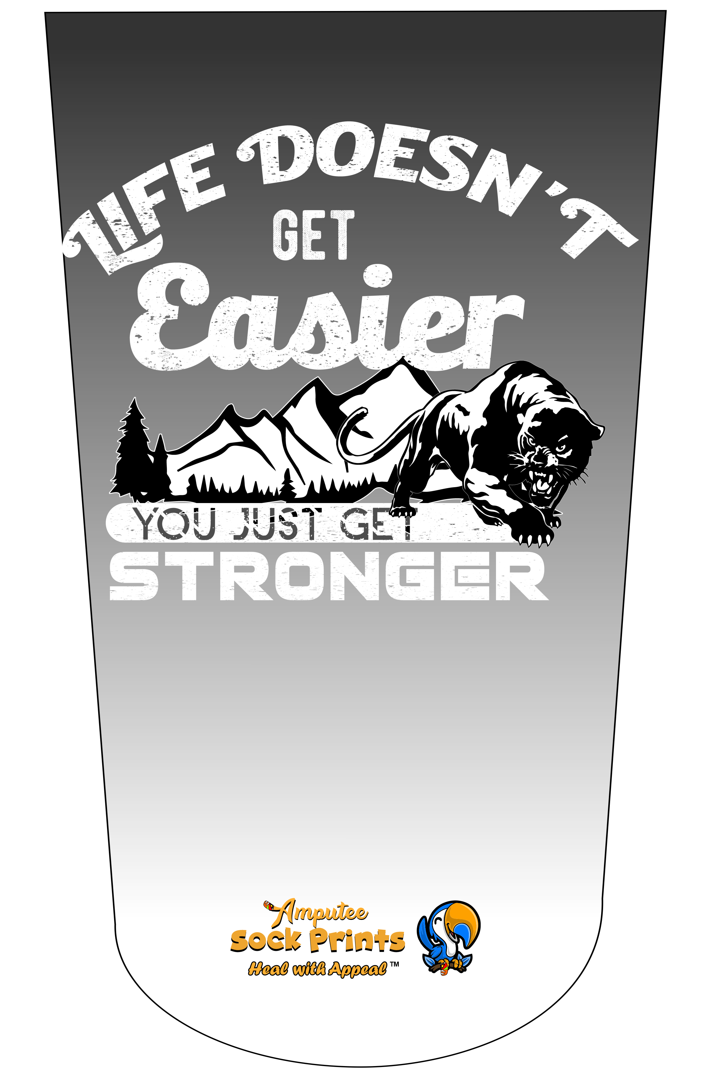 Life doesnt get easier get stronger V1