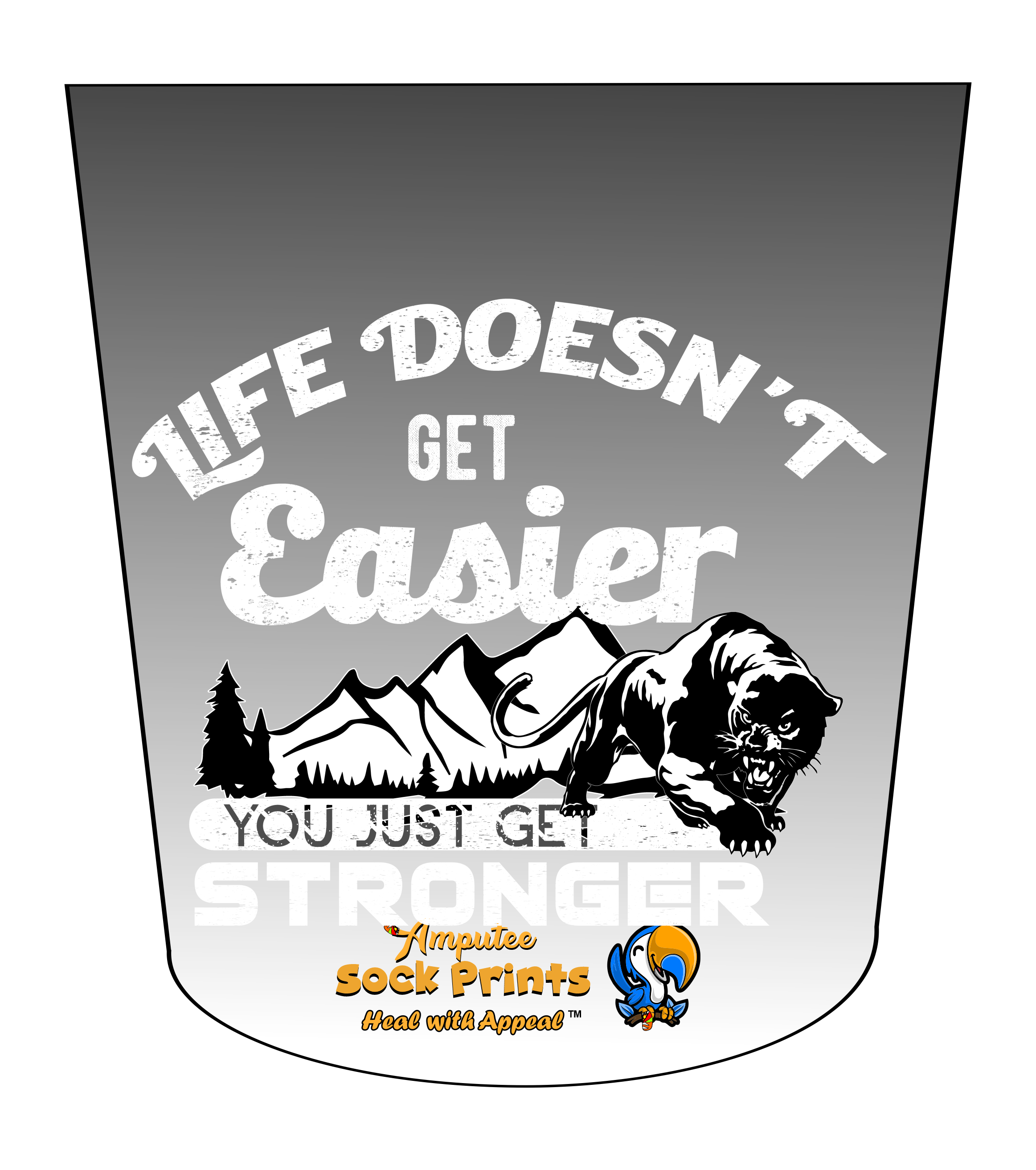 Life doesnt get easier get stronger V1