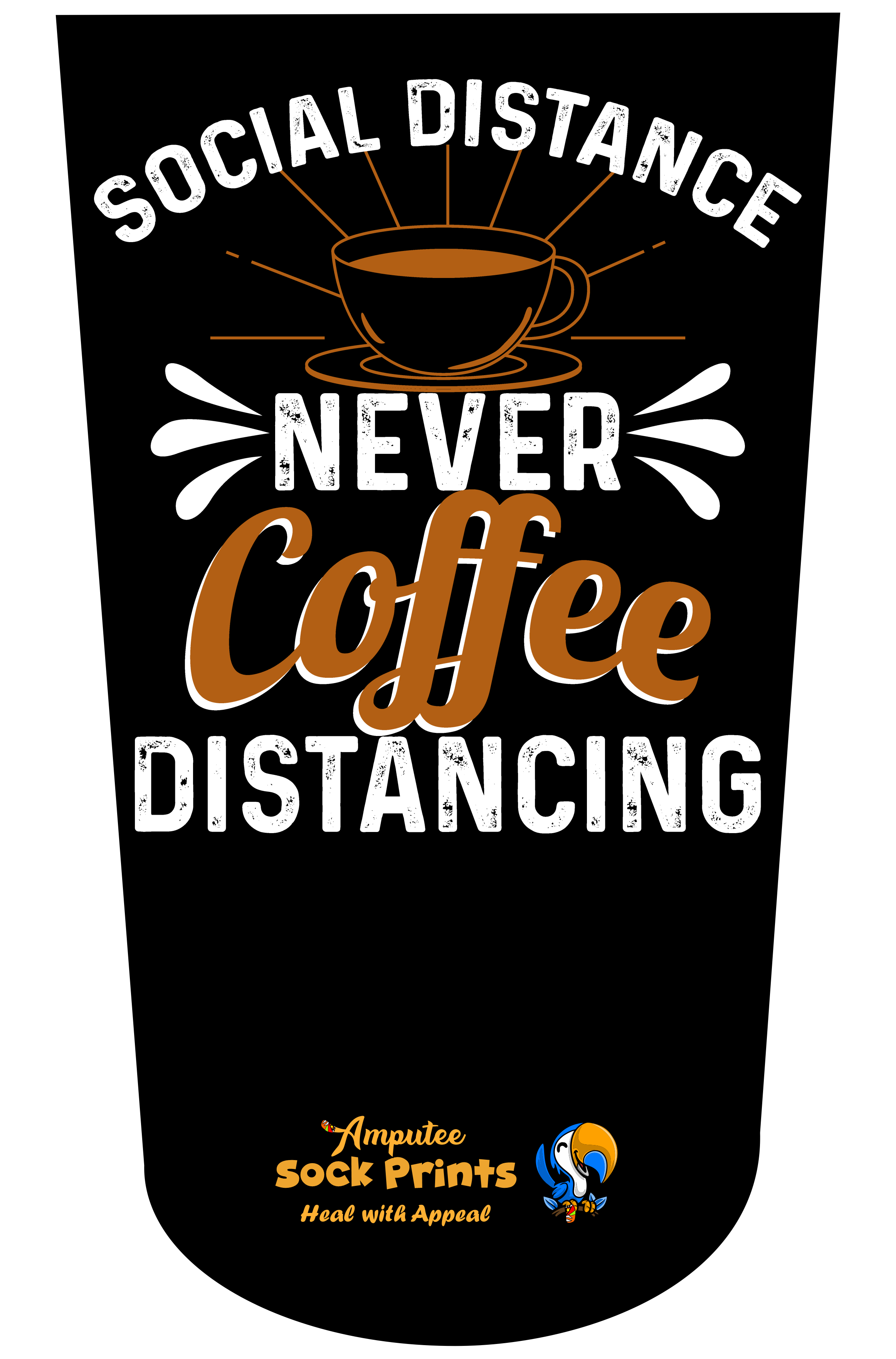 Social distance never coffee distance V1