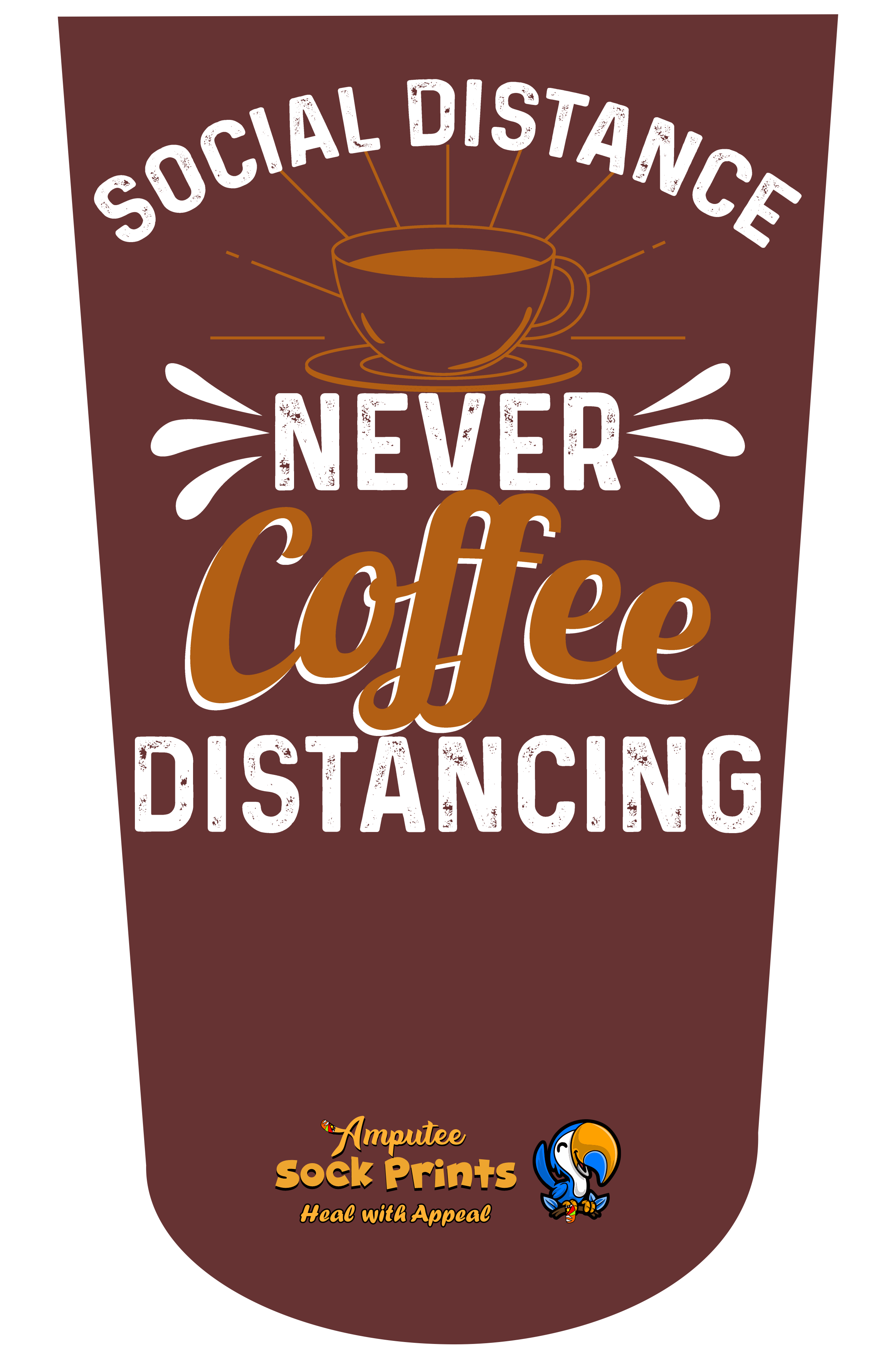 Social distance never coffee distance V2