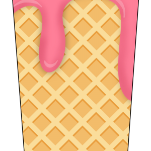 Icecream Chocolate w strawberry frosting v1