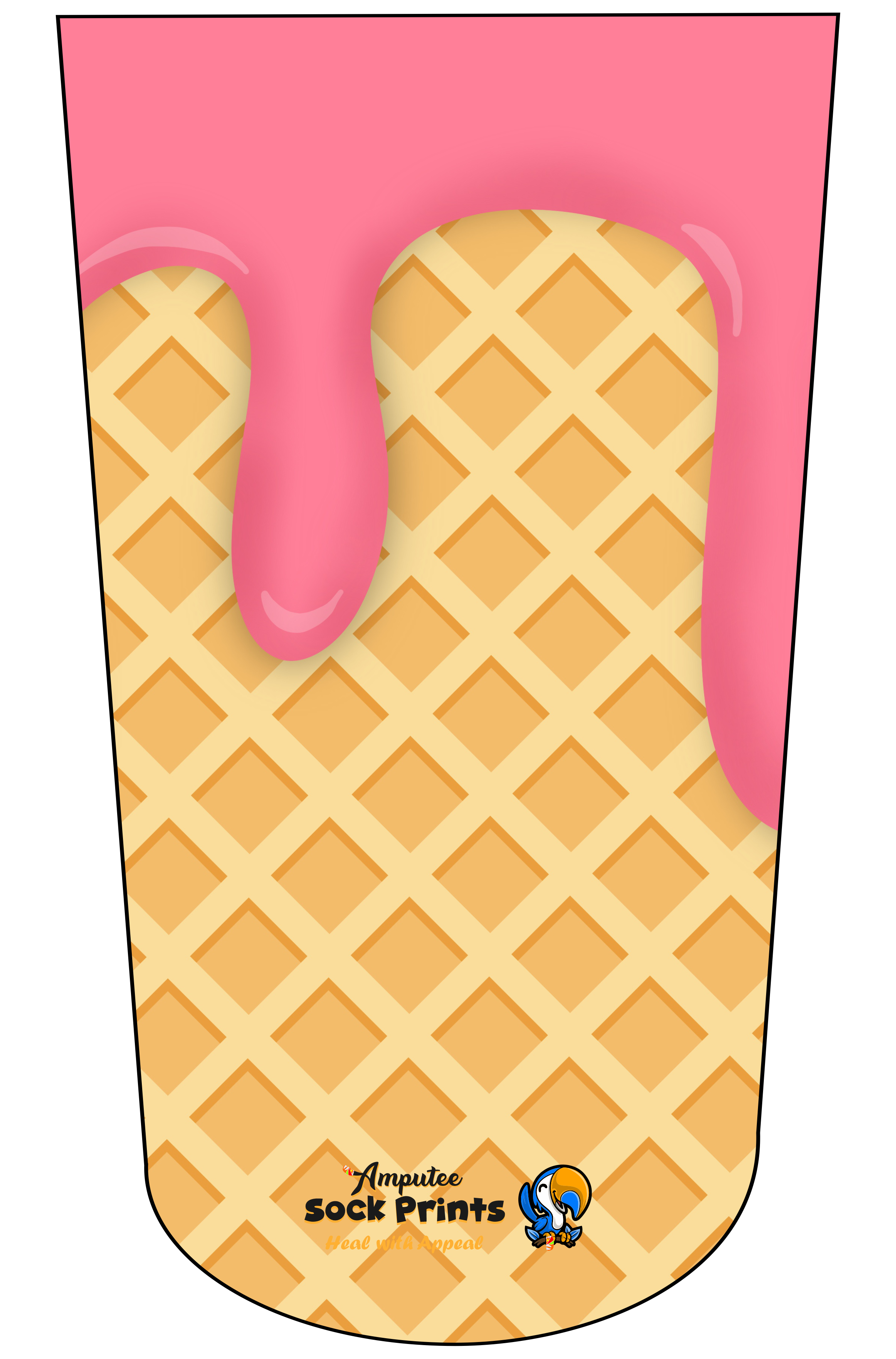 Icecream Chocolate w strawberry frosting v1