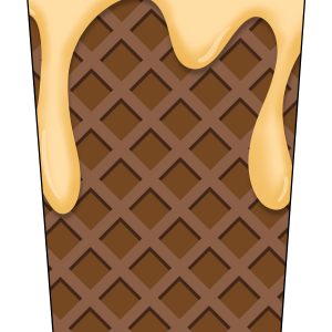 Icecream chocolate w vanilla frosting v1