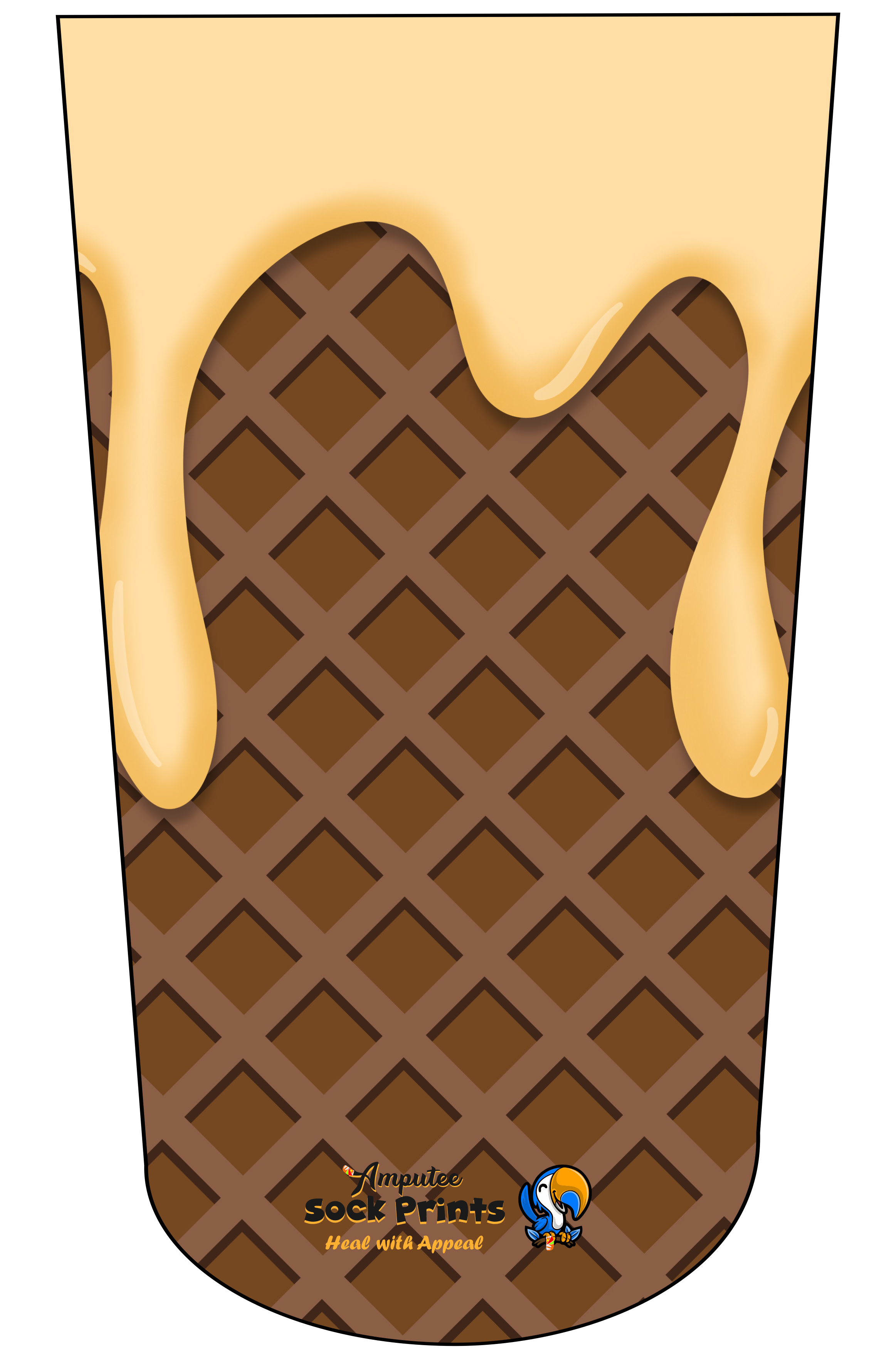 Icecream chocolate w vanilla frosting v1