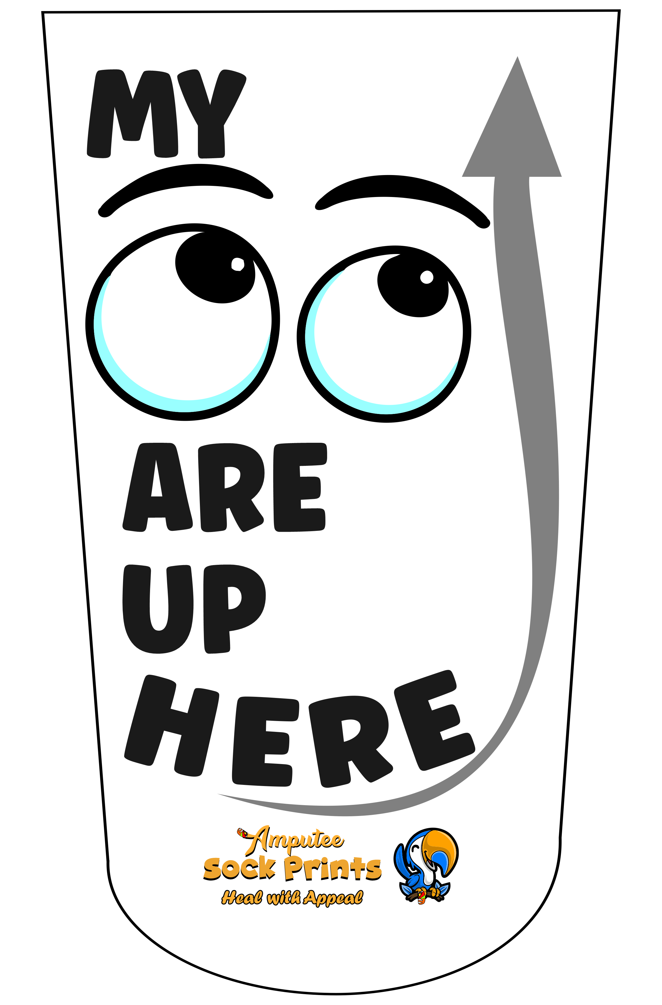 My eyes are up here V1