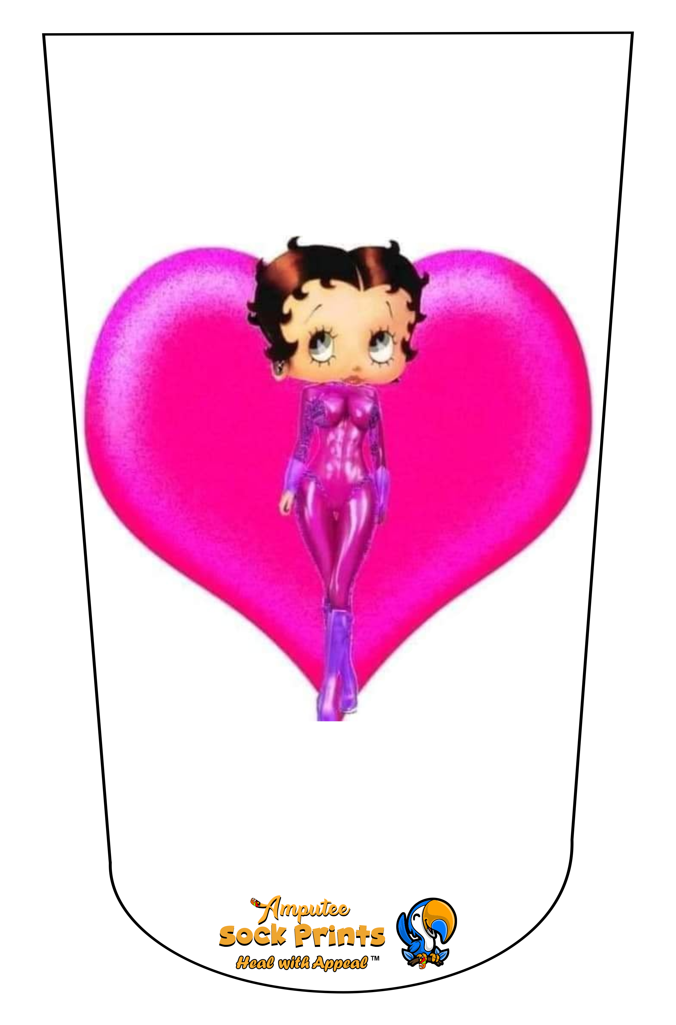 BettyBoop big pink heart V1