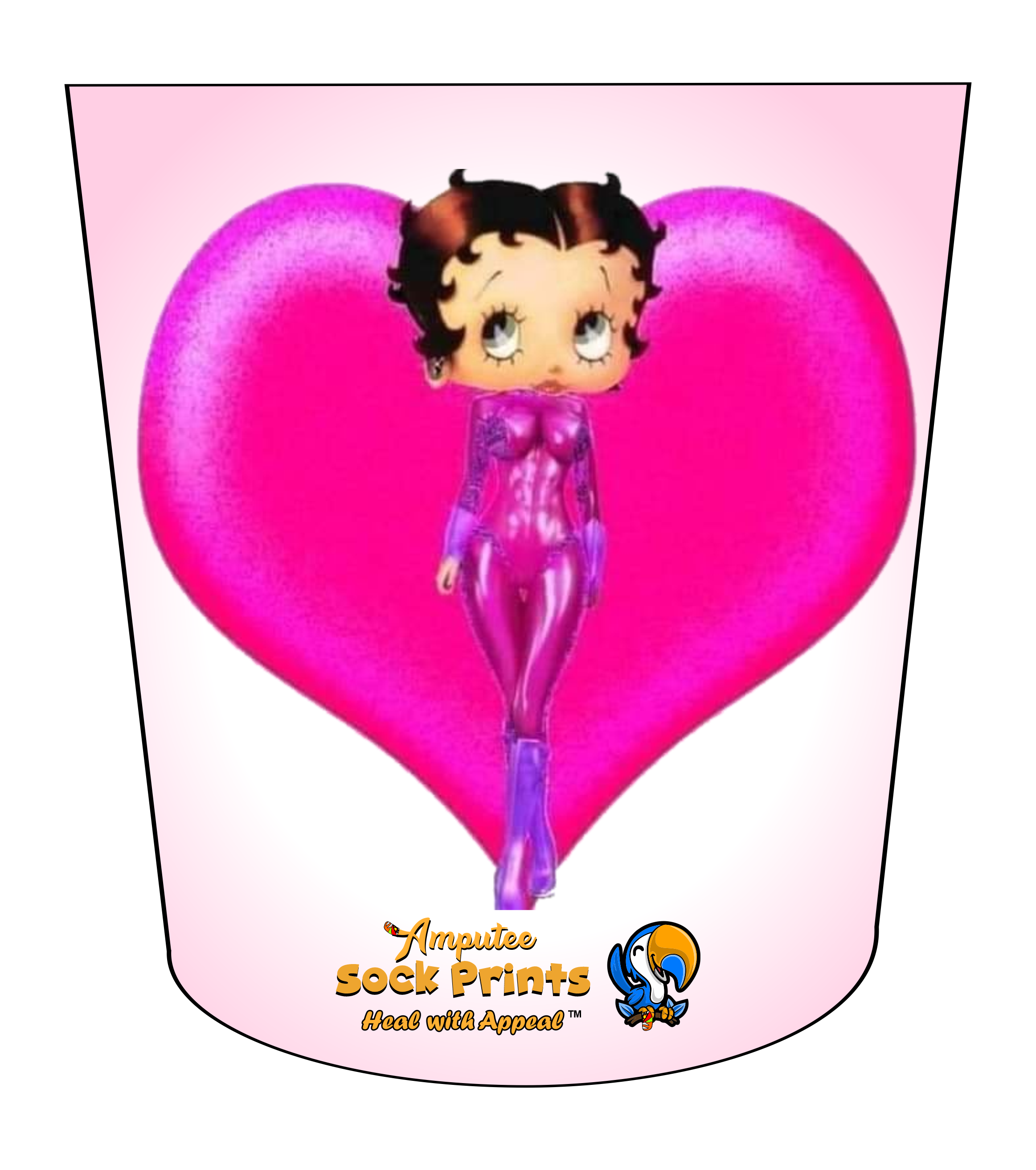 BettyBoop big pink heart V2 ATKA