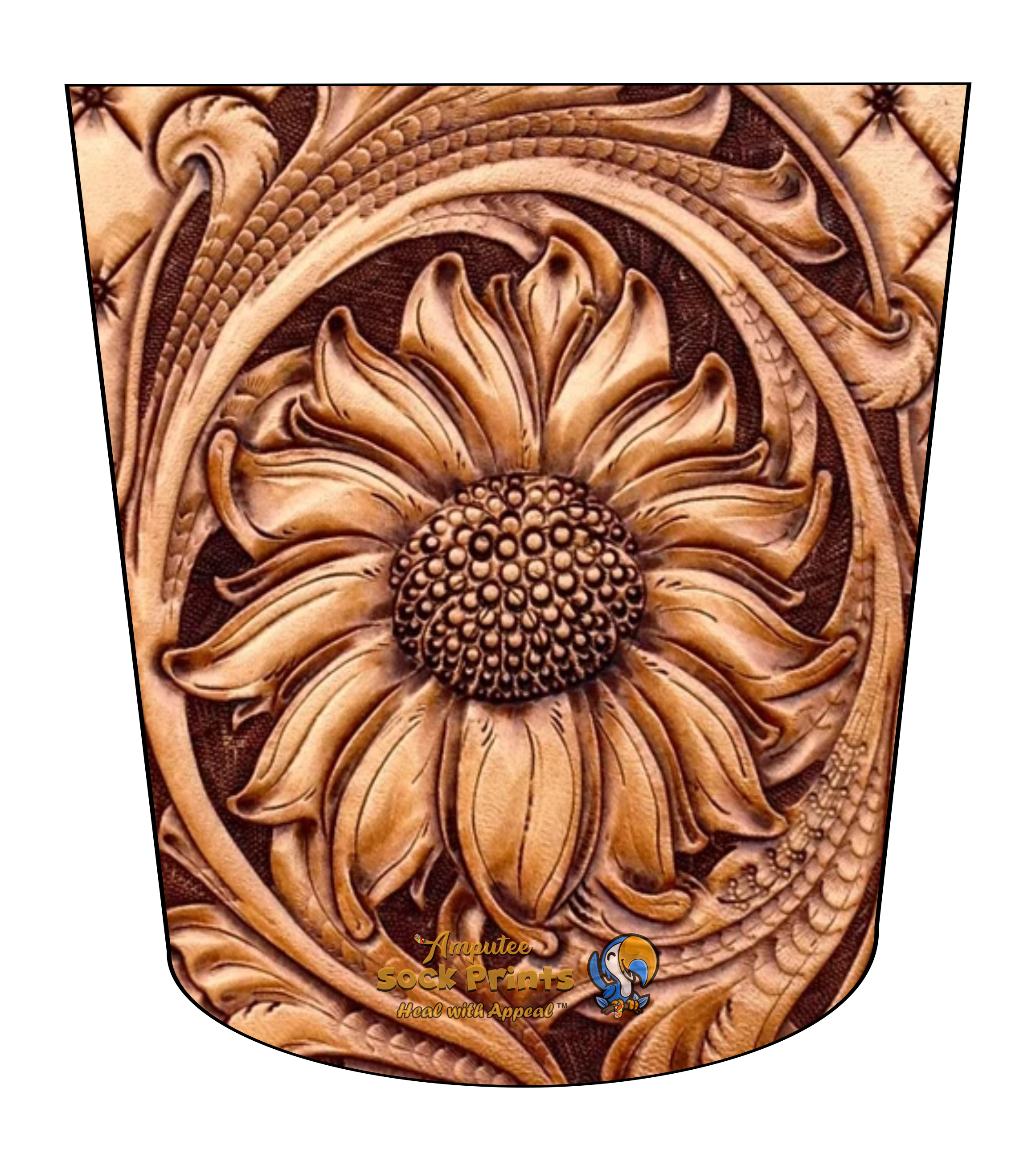 Western tooled pattern V4 ATKA