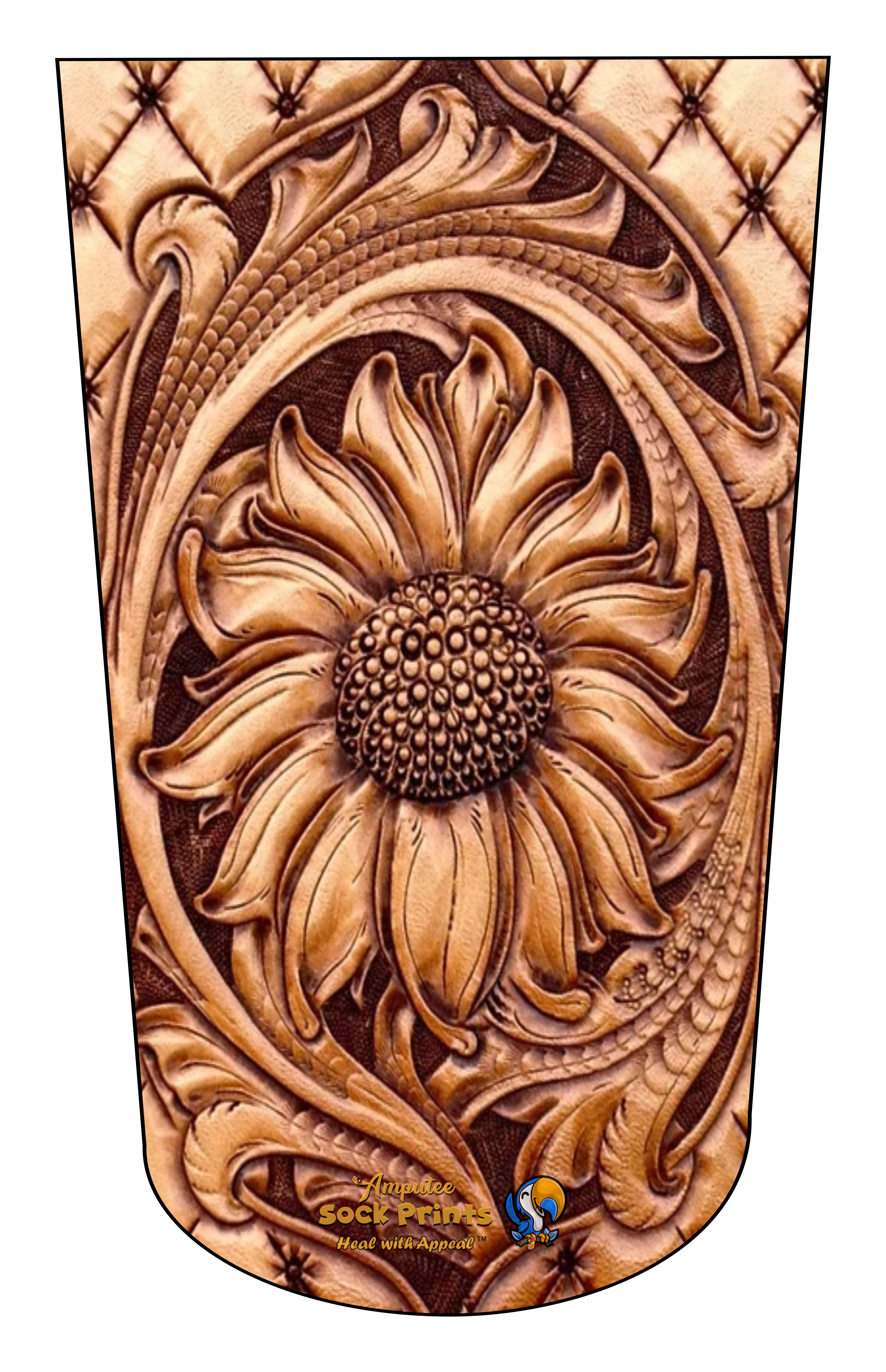 Western tooled pattern V4