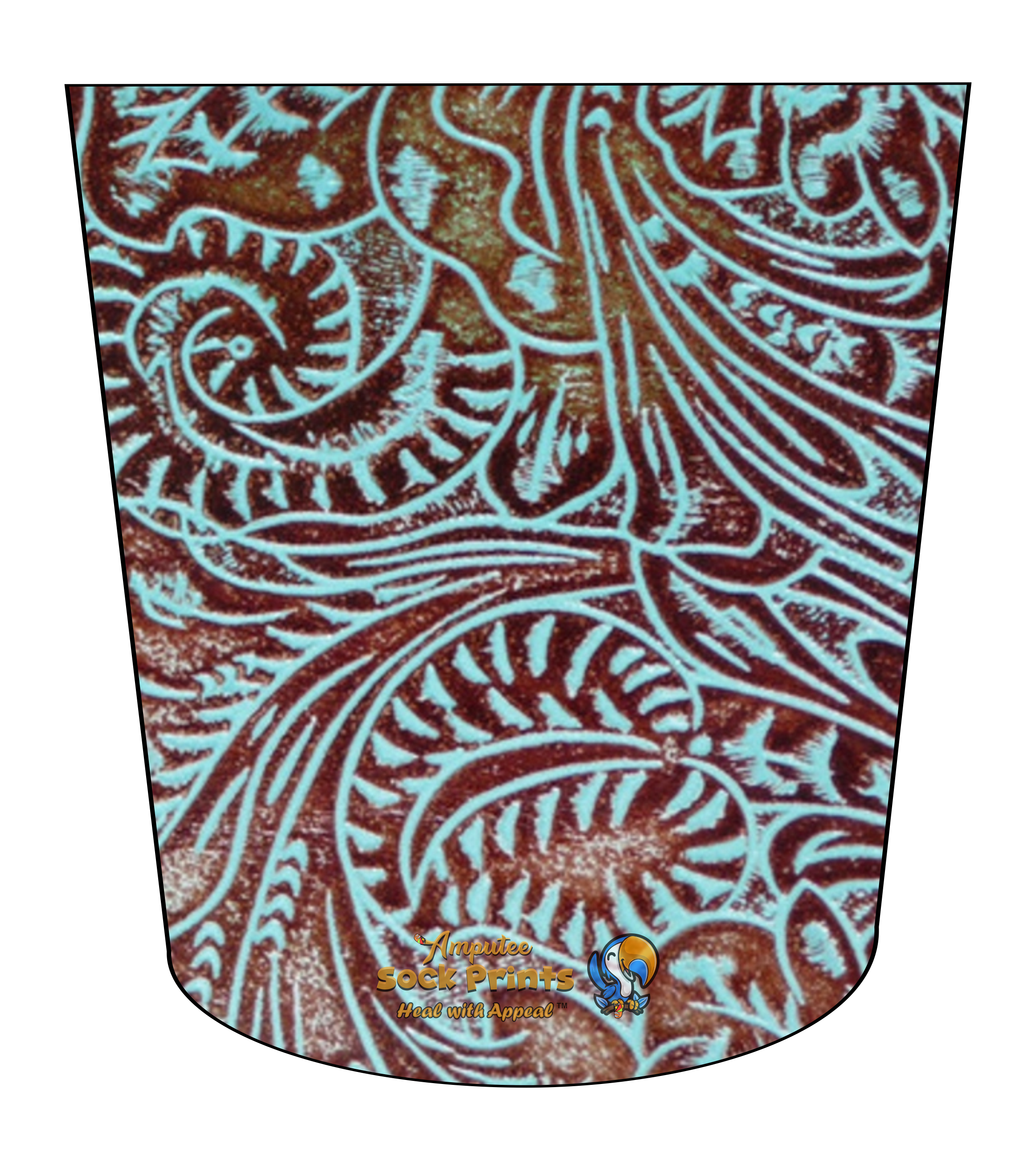 Western tooled pattern V5 ATKA