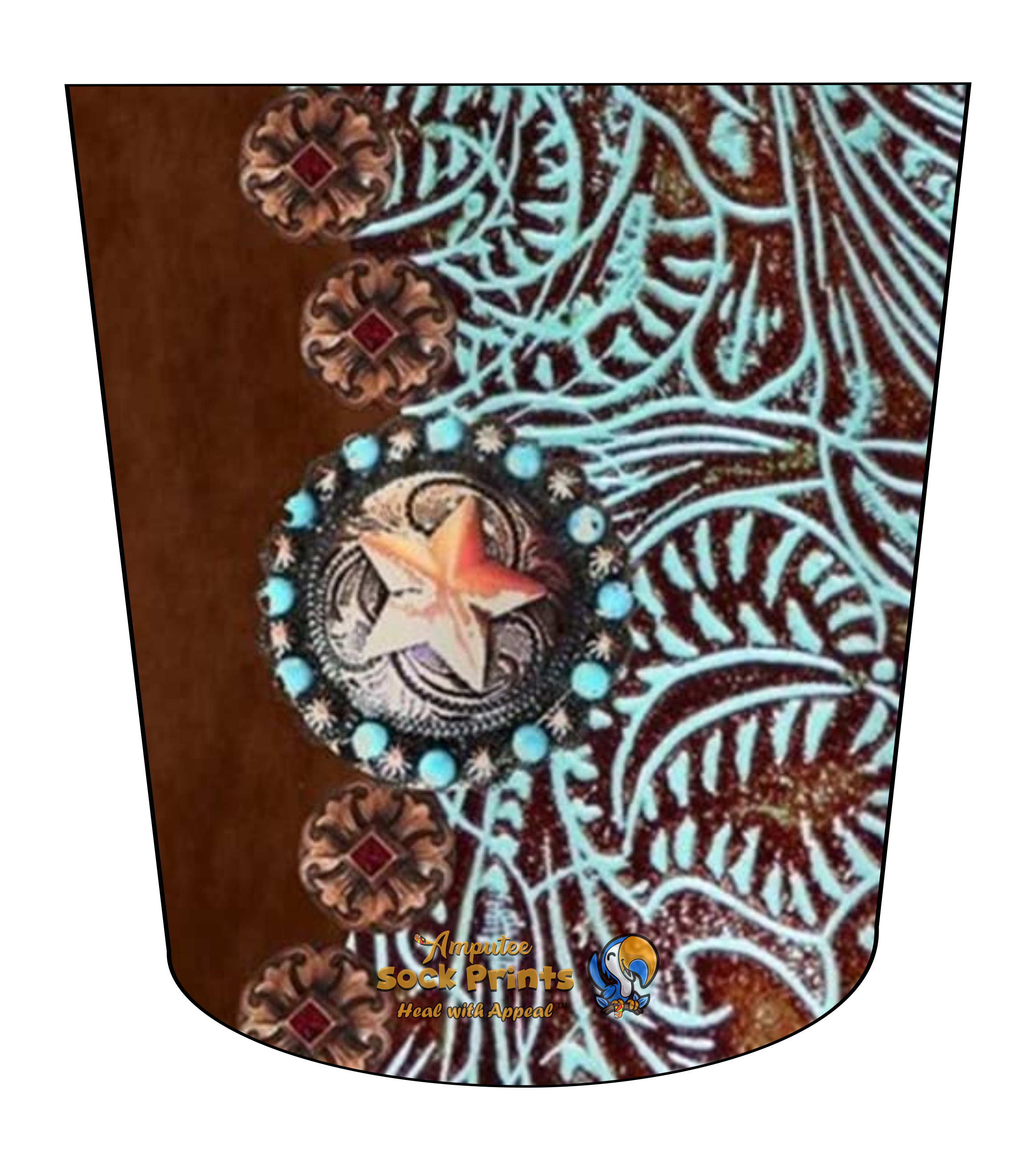 Western tooled pattern V6 ATKA