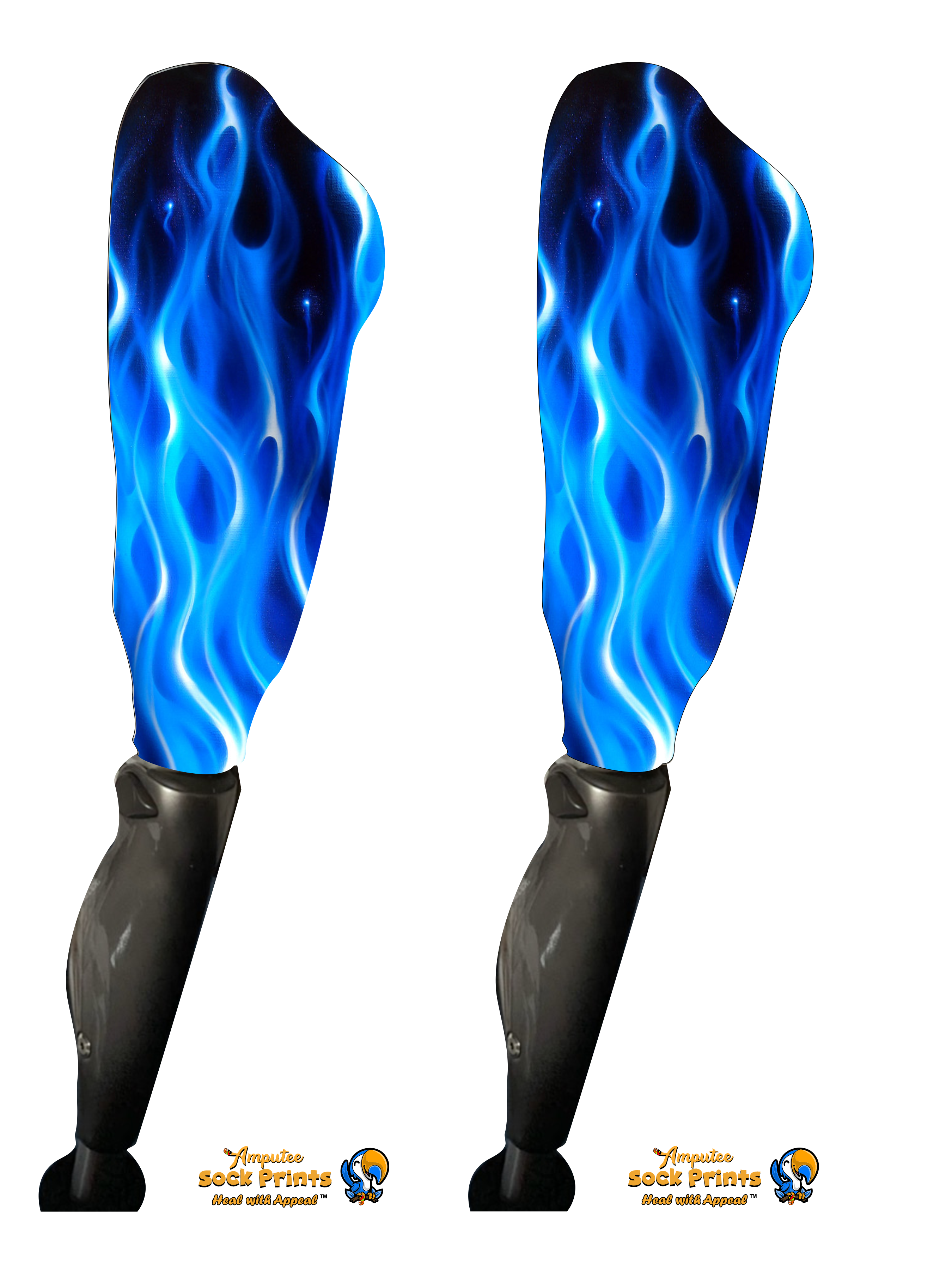Blue Flames V2 BOOT PAIR