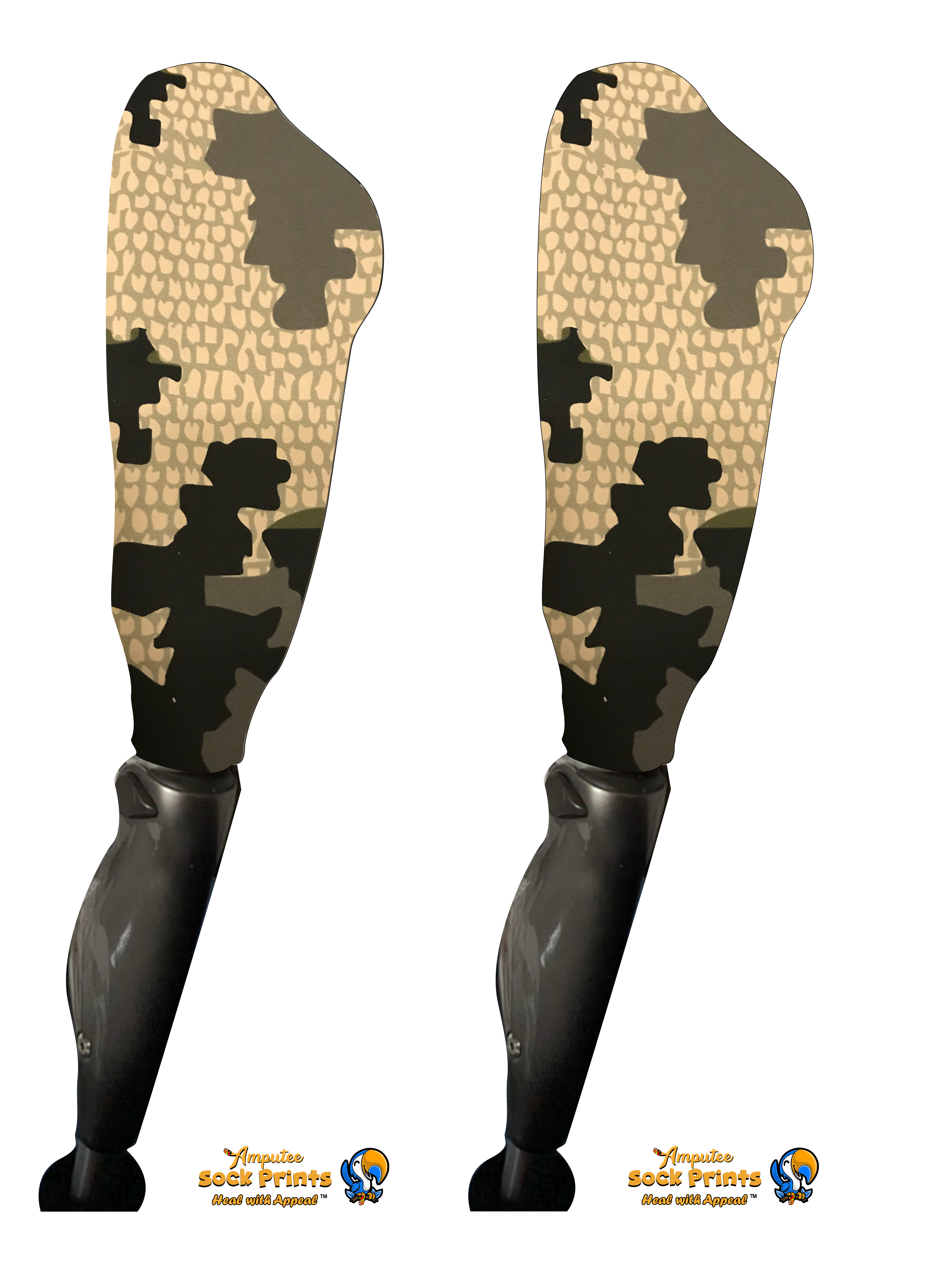 Decorative Camo V7 BOOT PAIR