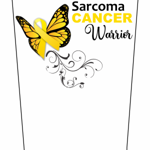 Sarcoma awareness butterfly V1