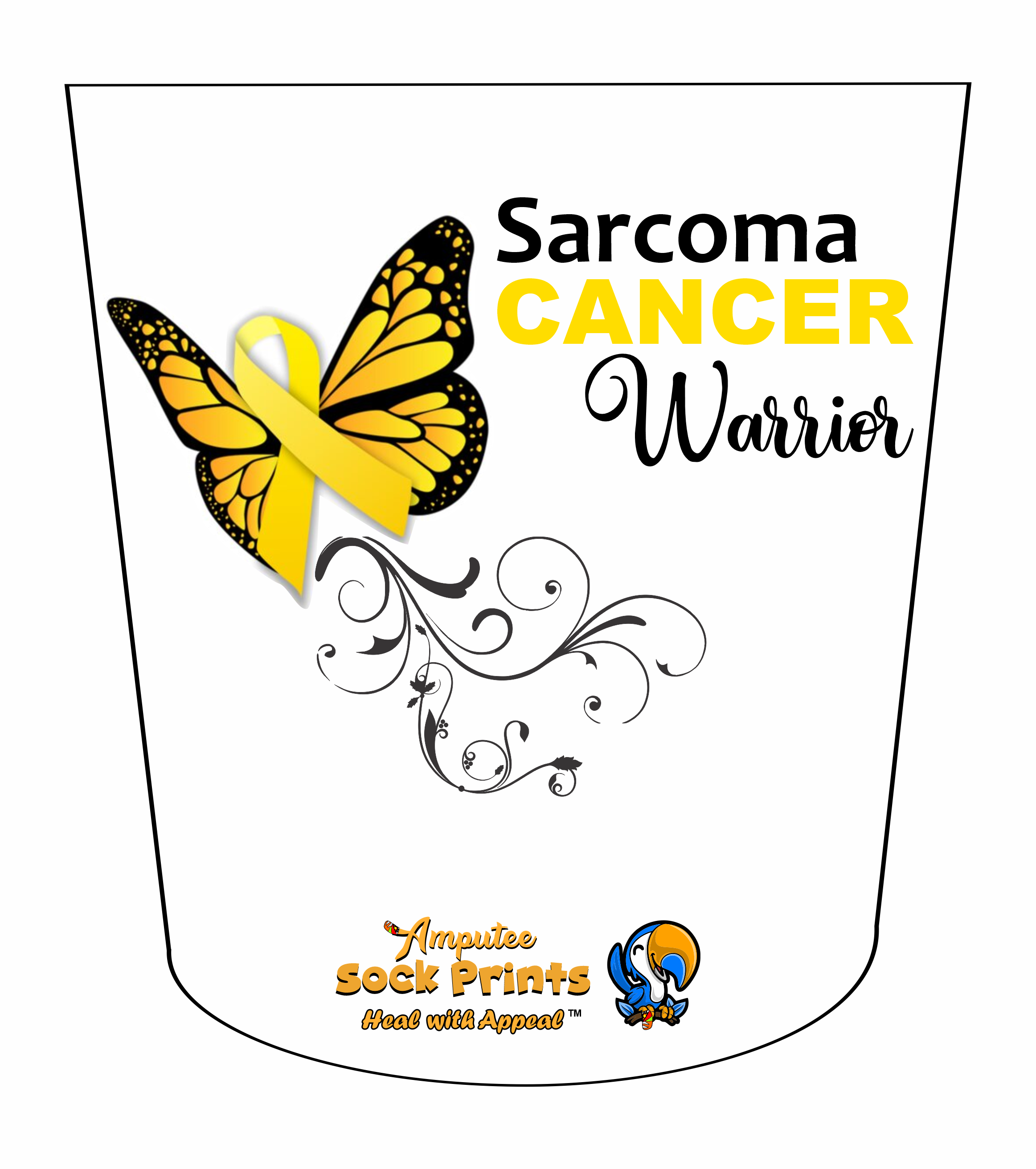 Sarcoma awareness butterfly V1 ATKA