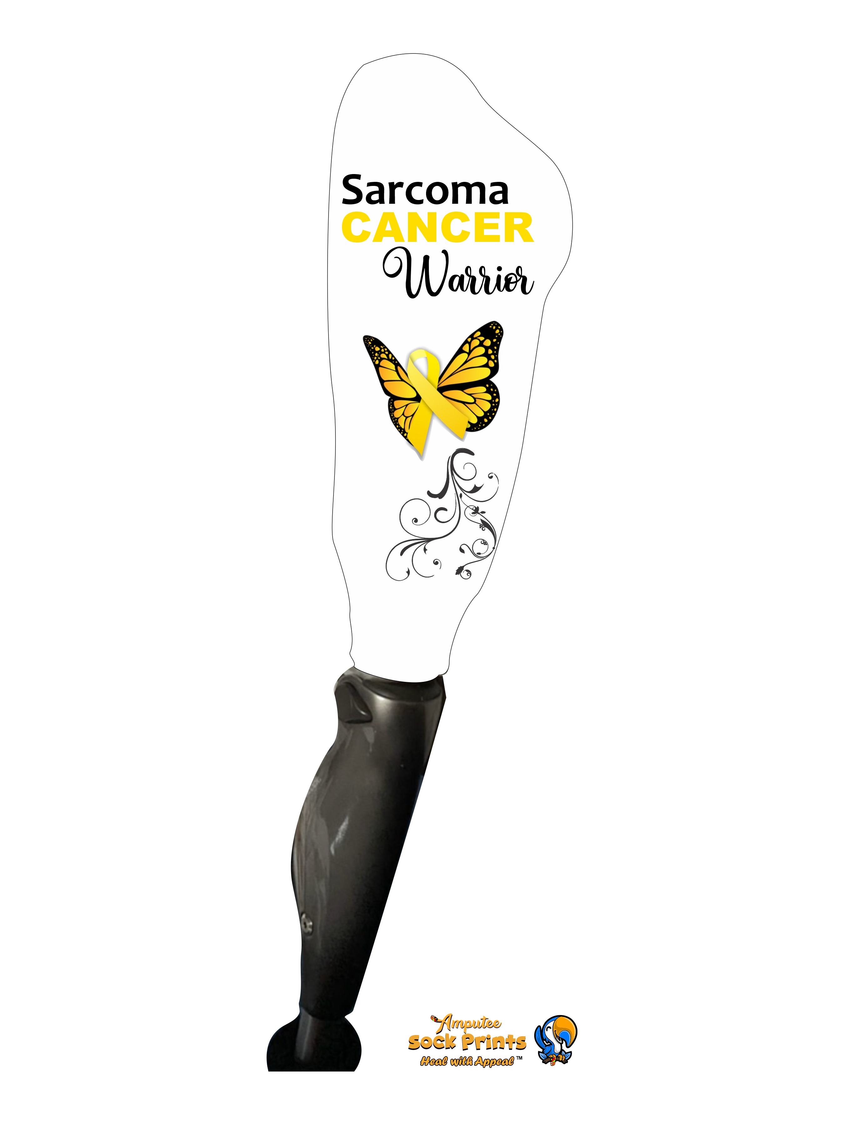 Sarcoma awareness butterfly V1 BOOT
