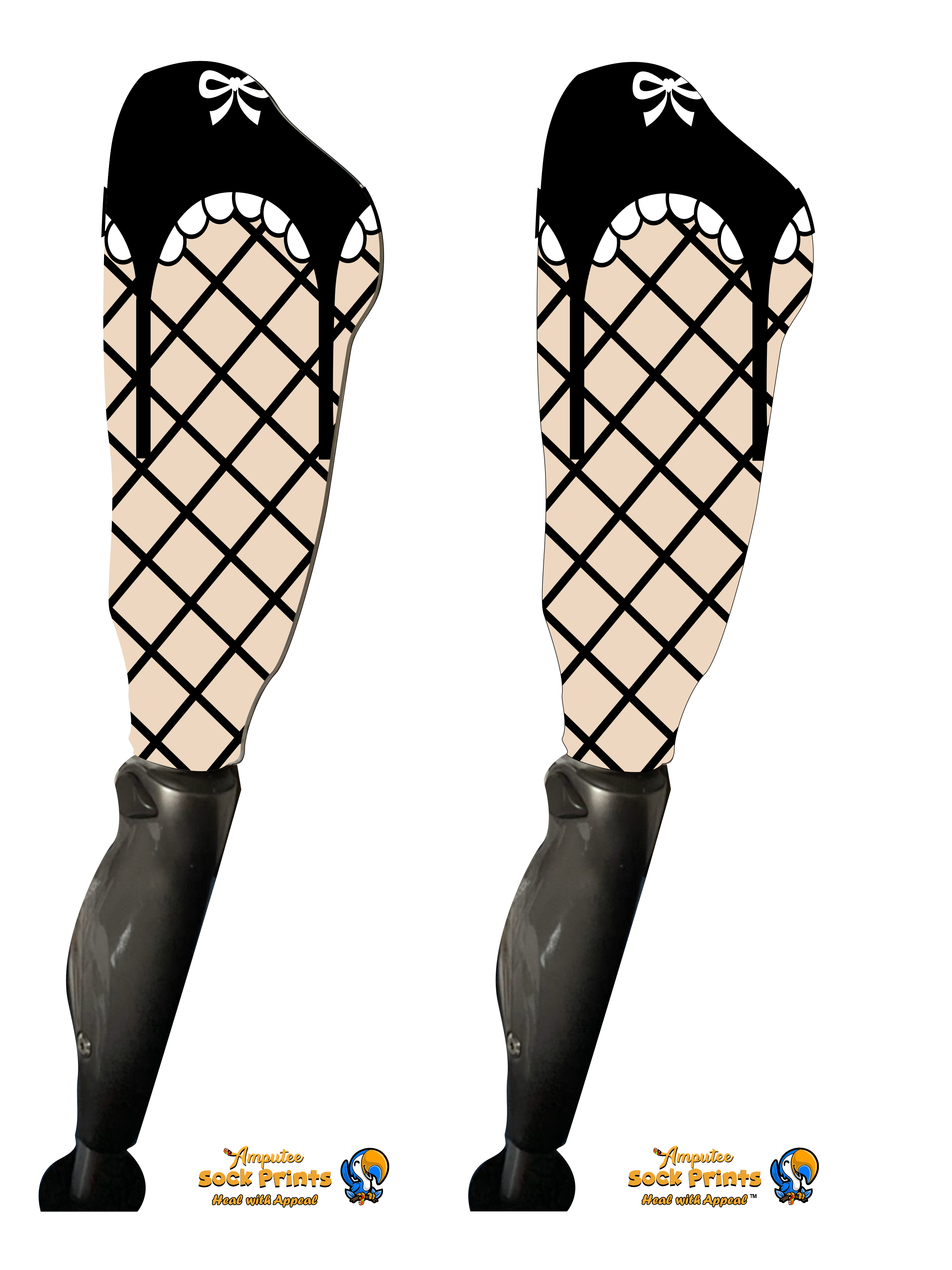 Stocking w garter v1 BOOT PAIR