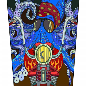 Blue Grateful Octopus V1