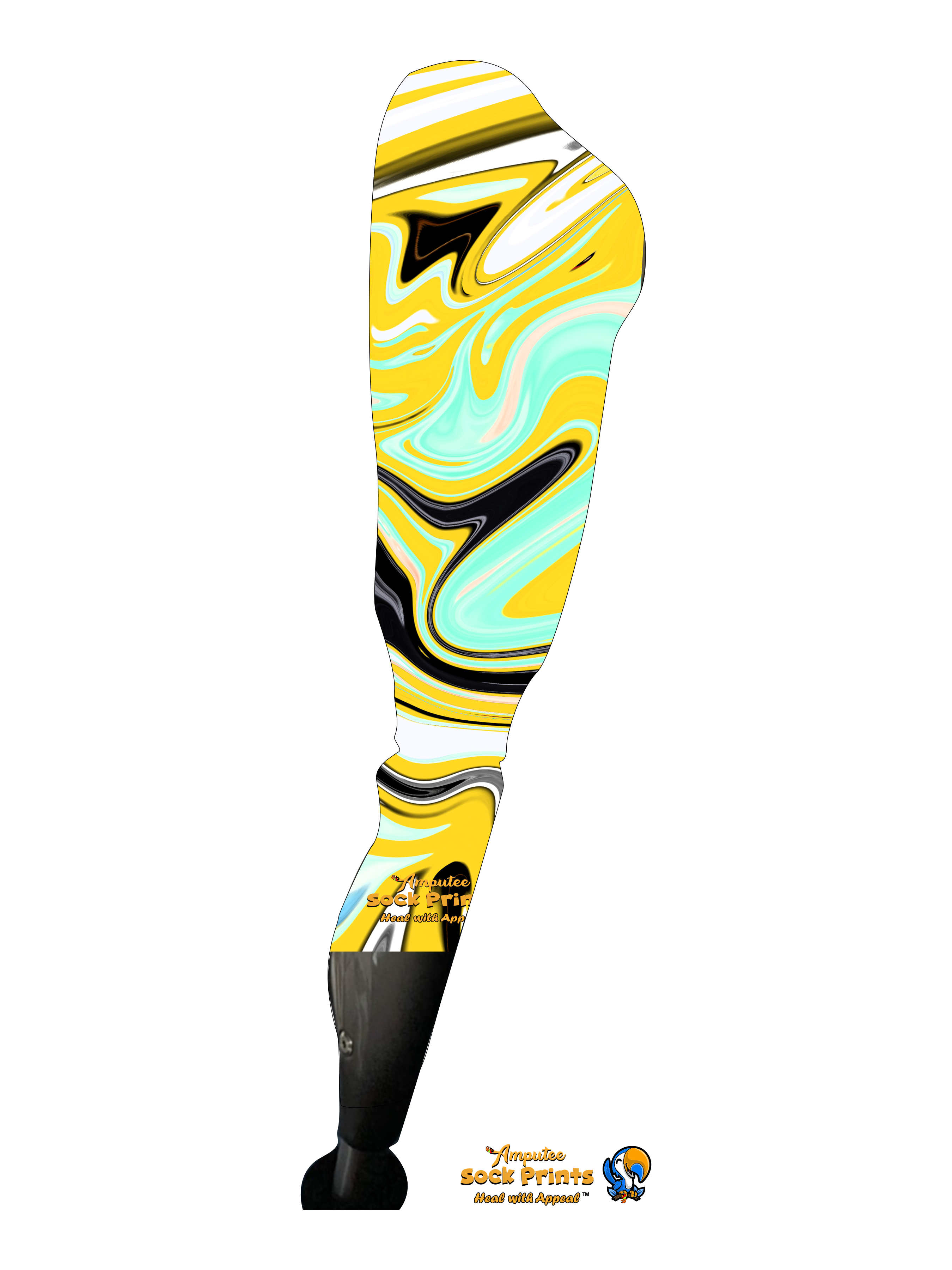 Abstract gold swirls v1 BOOT