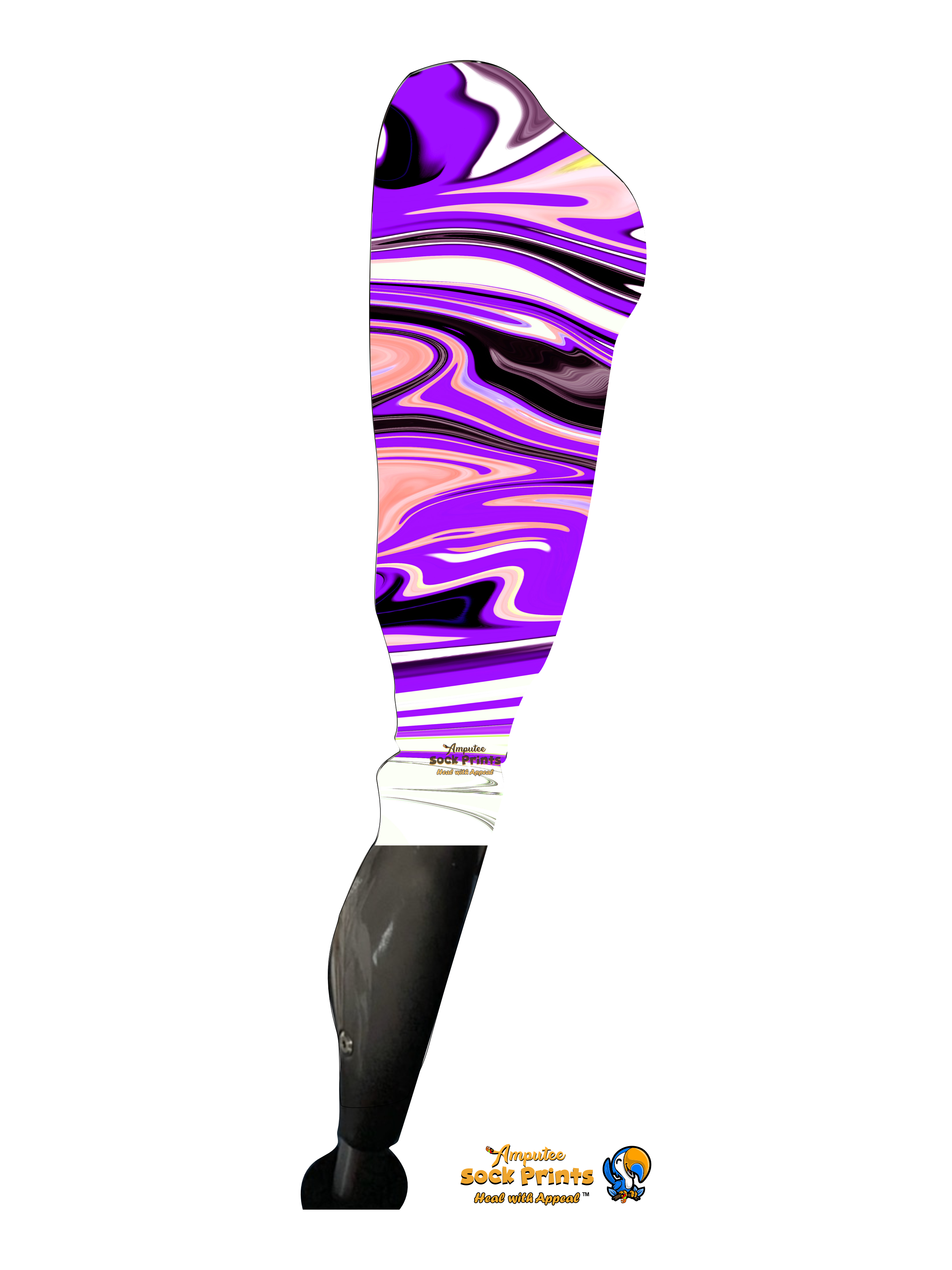 Abstract purple swirls v1 BOOT