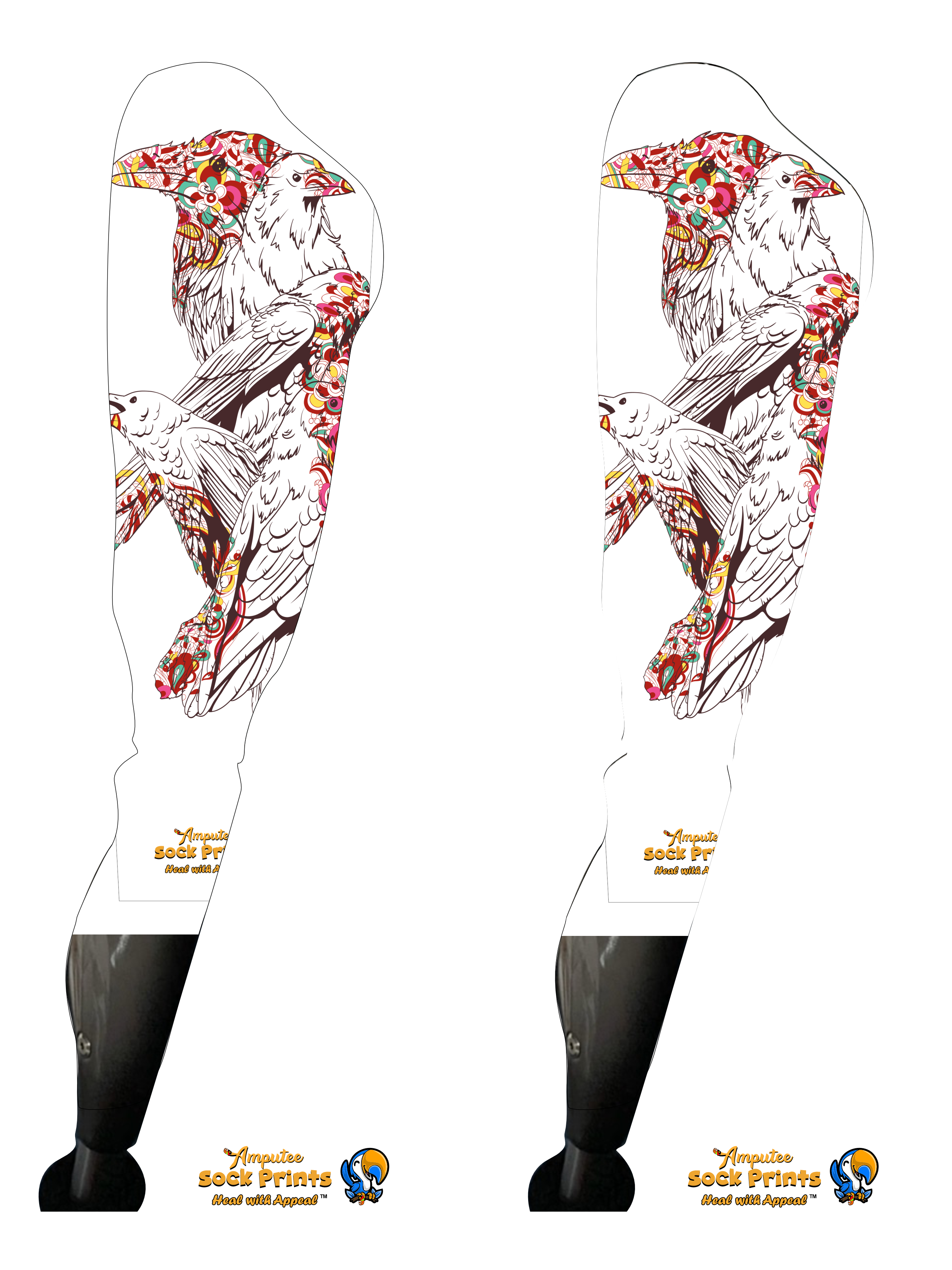 Crow birds V1 BOOT PAIR