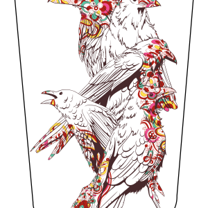 Crow birds V1 BTKA LARGE Mockup