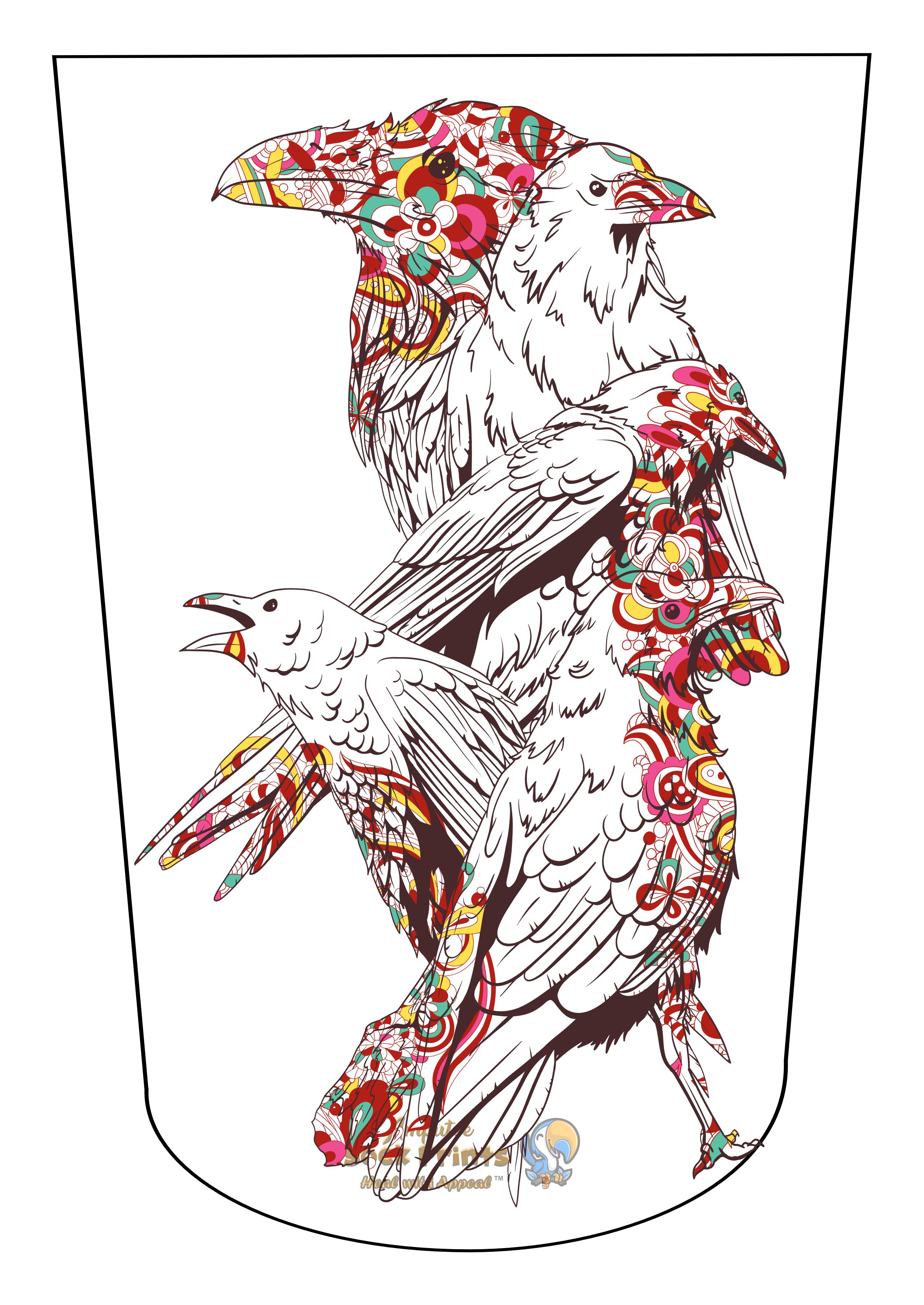 Crow birds V1 BTKA REG Mockup