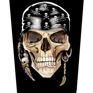 Skull cap crossbones V1