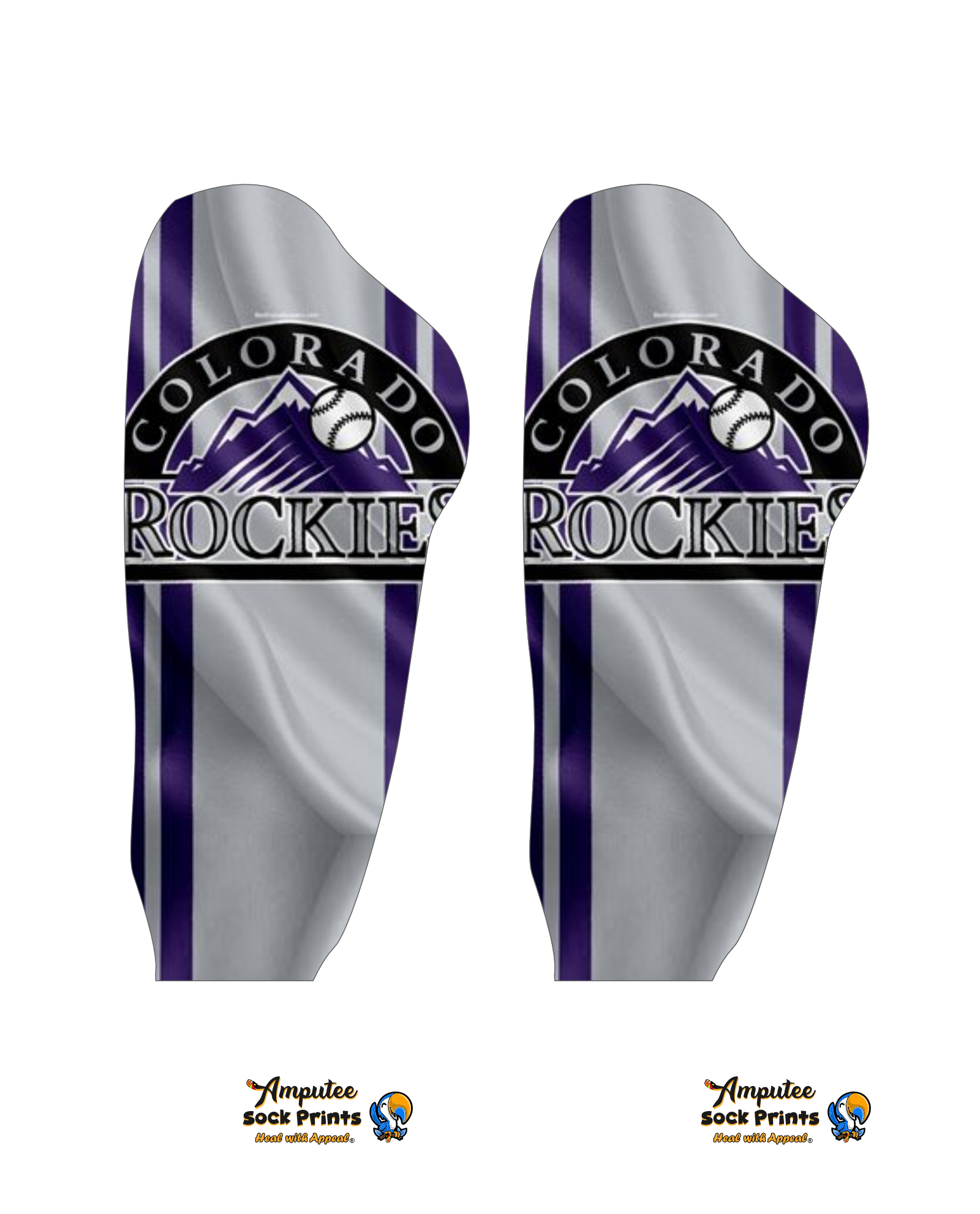 Colorado Rockies BB Logo V2 BOOT PAIR MOCKUP