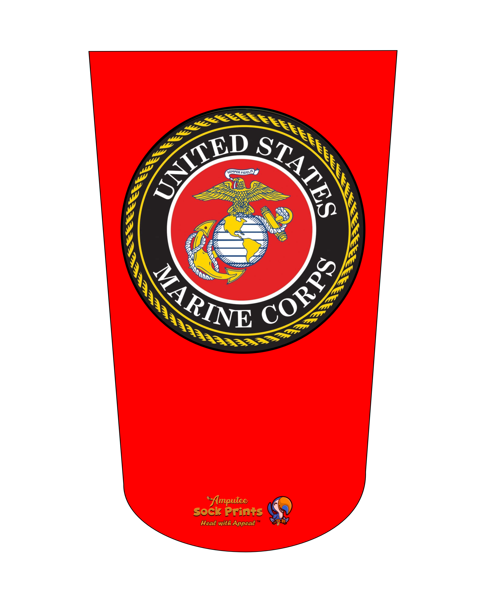 Marine corp red V1 BTKA REG Mockup