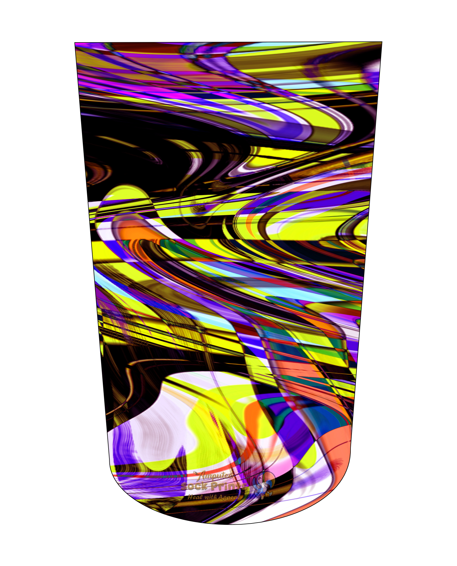 prosthetic sleeve art Bold rich pattern V7