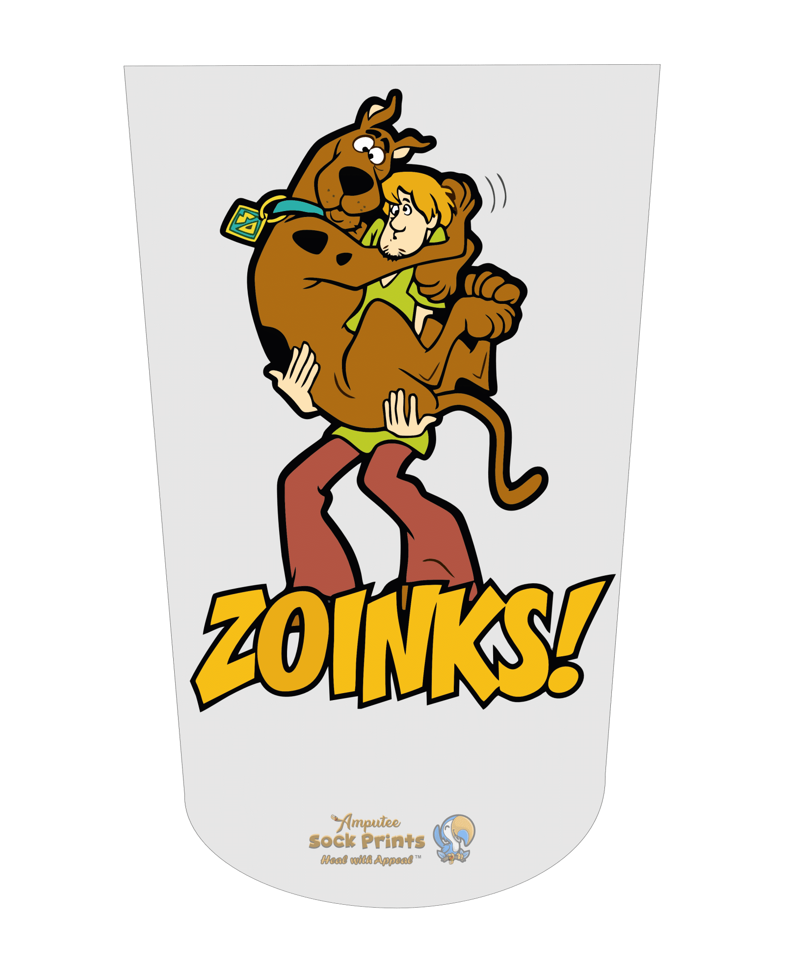 shrinkers stump sock scooby art