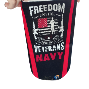 Amputee Sock "Proud Navy V1" 3ply Stump Sock, Stump Shrinker v2