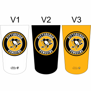 Pittsburg Penguins 3 Versions Mockup