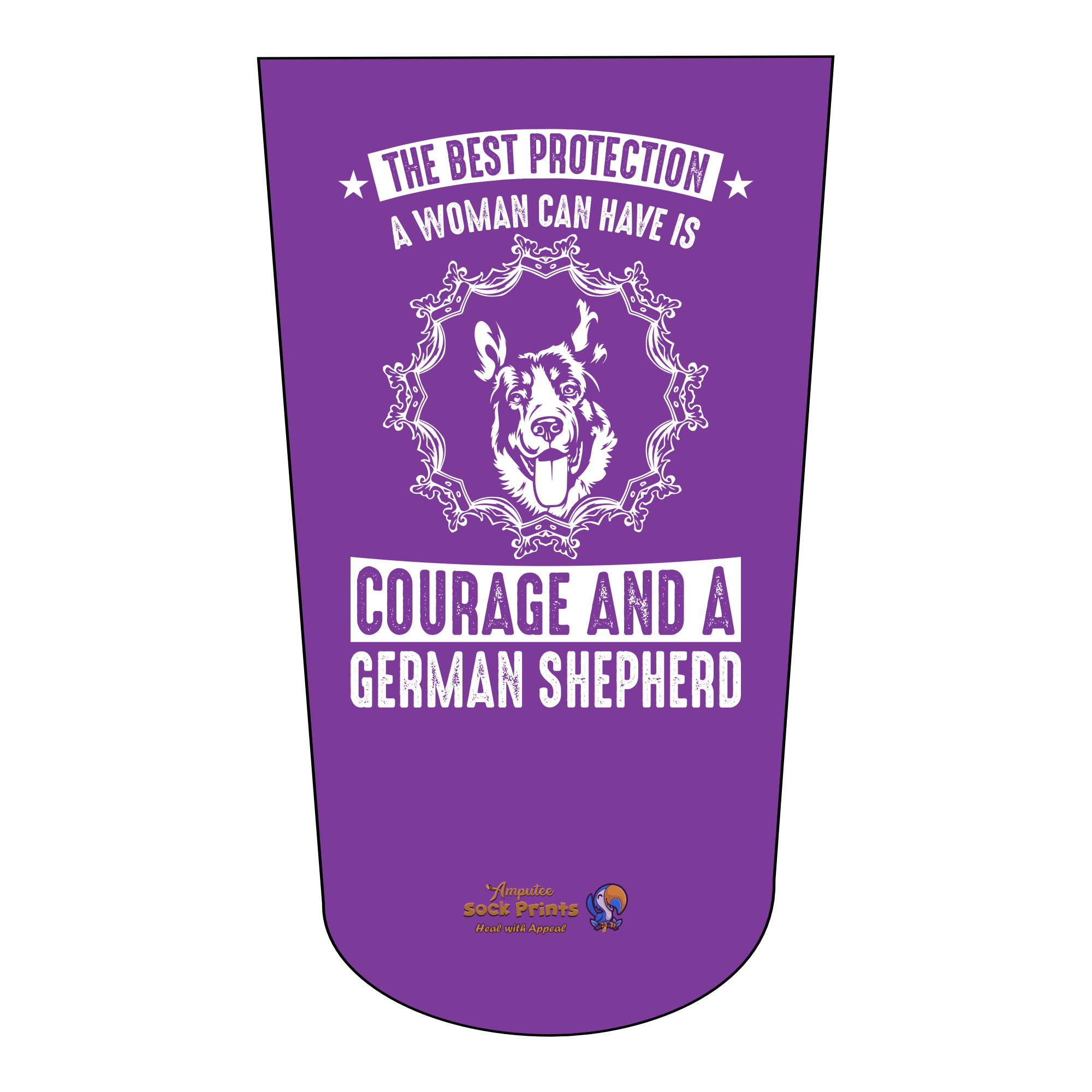 amputee socks Womans Protection German sheppard V1 BTKA