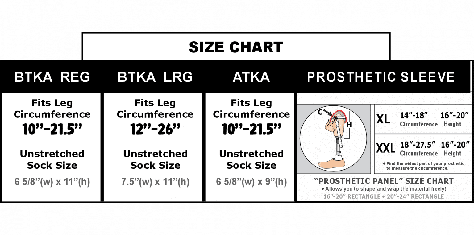 BTKA ATKA SLEEVE SIZES 2025