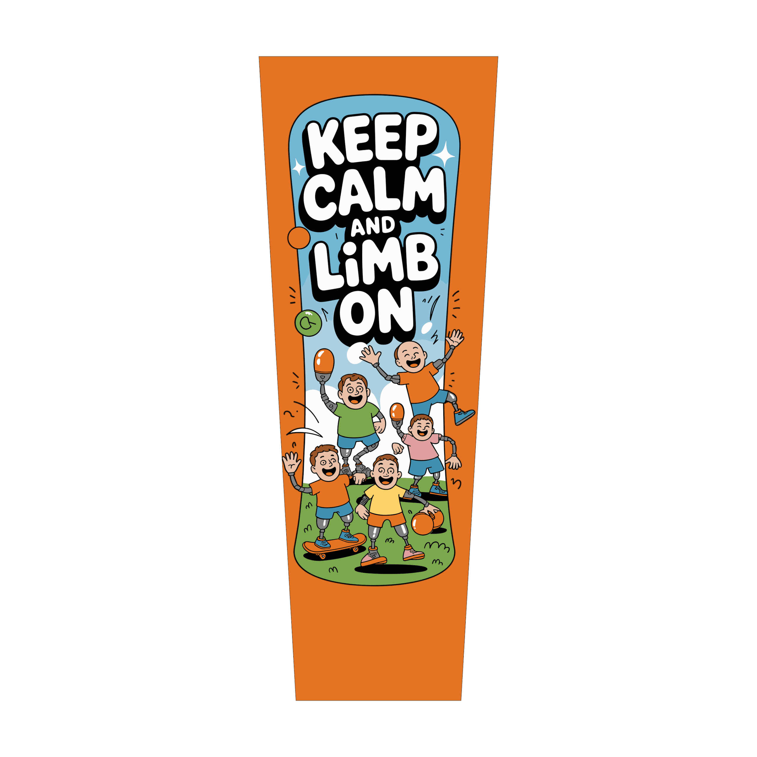 Prosthetic Sleeve, Keep calm limb on V2