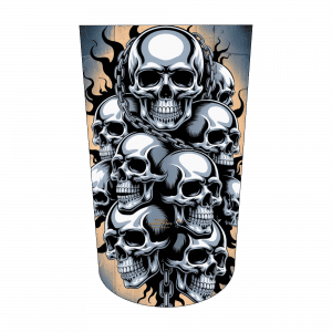 Amputee sock, Skull n chains V4 BTKA